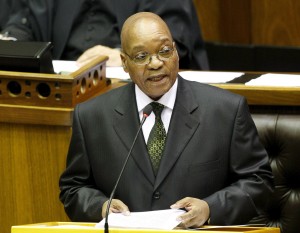 State of The Nation address in Cape Town, South Africa
