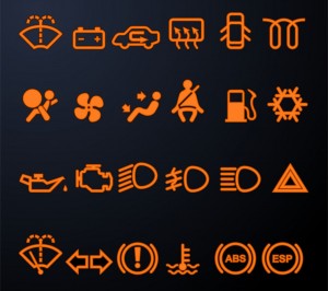 dash board symbols