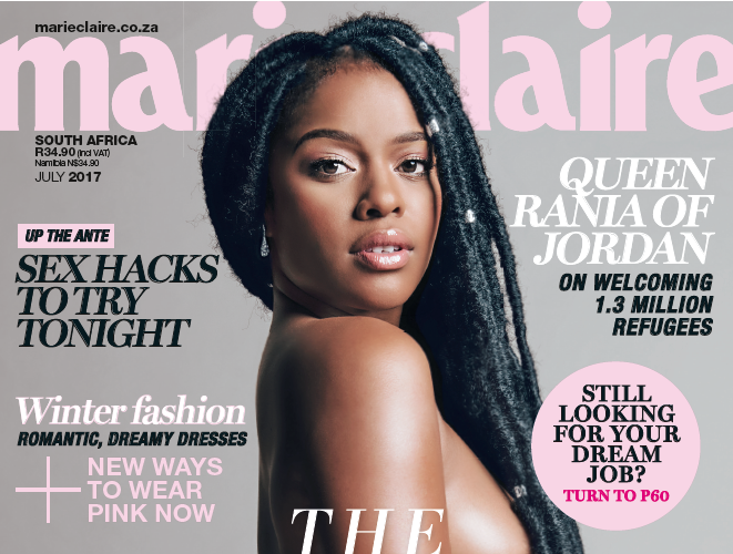 Top SA Celebs Pose For Charity In Marie Claire Magazine’s 2017 ‘Naked’ issue