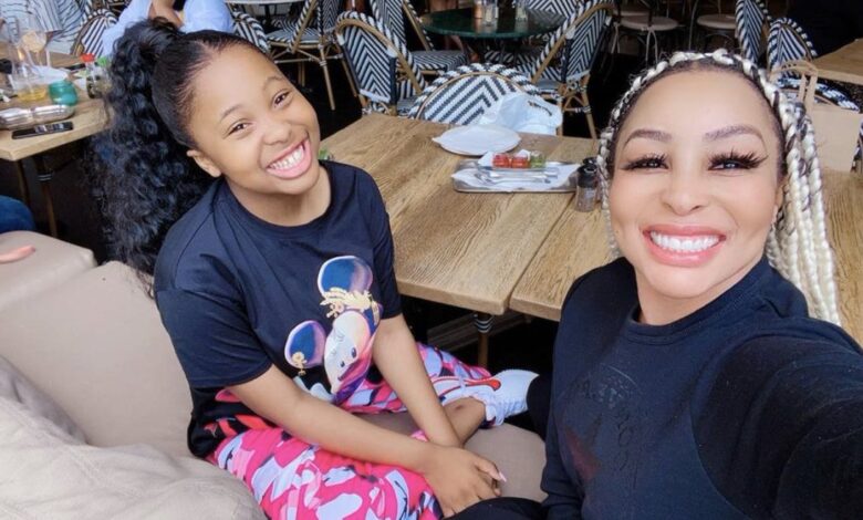 All Grown Khanyi Mbau Shares Beautiful Pictures Of Her Daughter