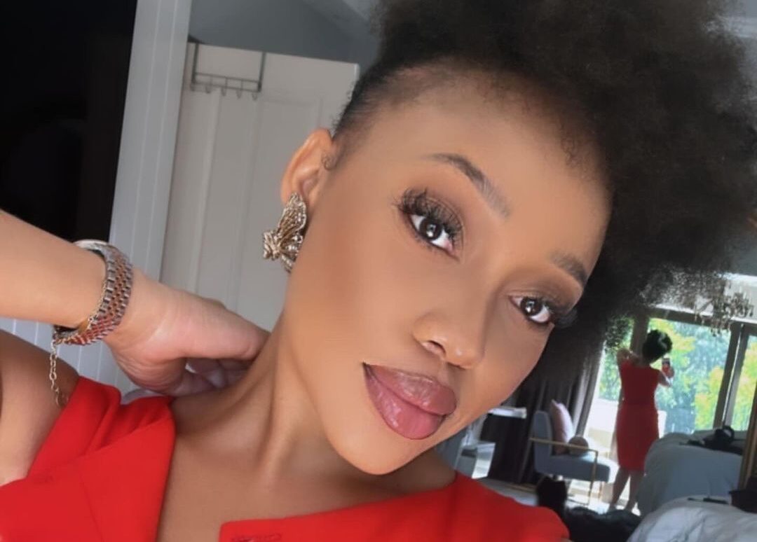 Thando Thabethe Spots Cool Hairstyle Inspired By Her Mom - Youth Village